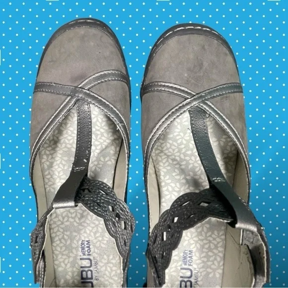 JBU By Jambu Buttercup Slip-On Mary Jane Pewter Gray Size 10 - Picture 14 of 16